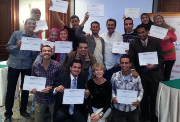 Egyptian journalism students to produce a website